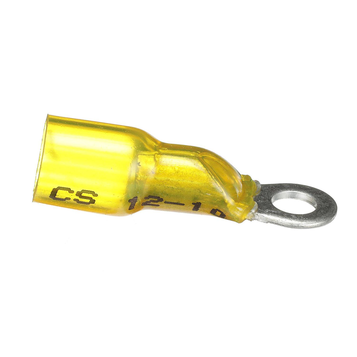 Seachoice Marine Grade Heat-Shrinkable Ring Terminal, Fits #10 Stud, 12-10 Wire Range, Yellow, Pack of 25 - 60041 - official Seachoice product image 5