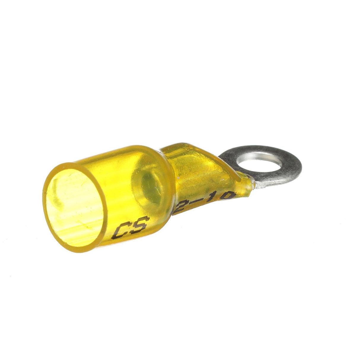 Seachoice 60071 Heat Shrink Ring Terminal 3-to-1, Marine Grade Heat-Shrinkable Ring Terminals, Yellow, Pack of 25, Fits 3/8 in. Stud, 12-10 Wire Range - 60071 - official Seachoice product image 4
