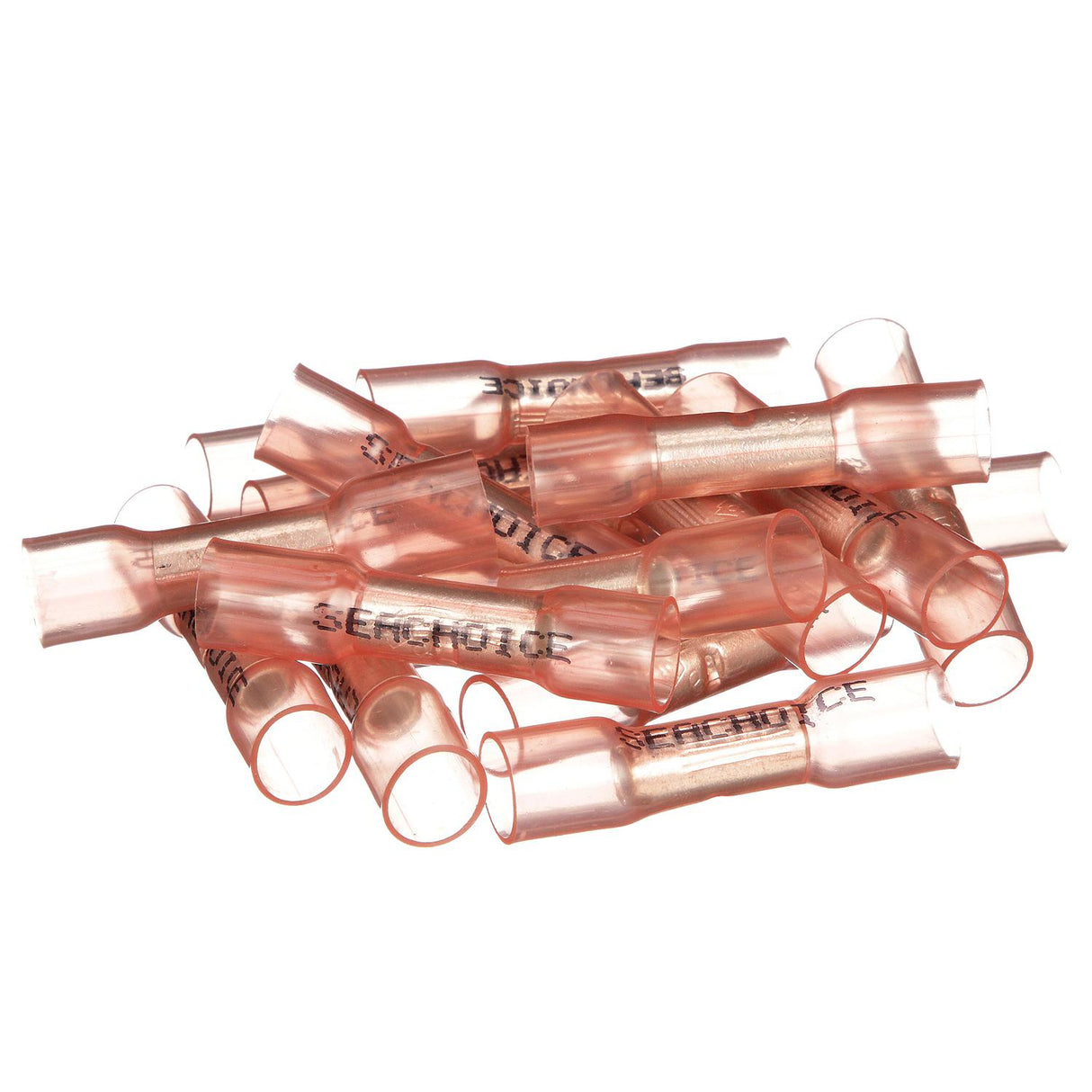 Seachoice Heat Shrink Butt Connector Wire, Solderless, Fits 8 Gauge Wire, Red, Pack of 25 - 50-60211 - official Seachoice product image 4