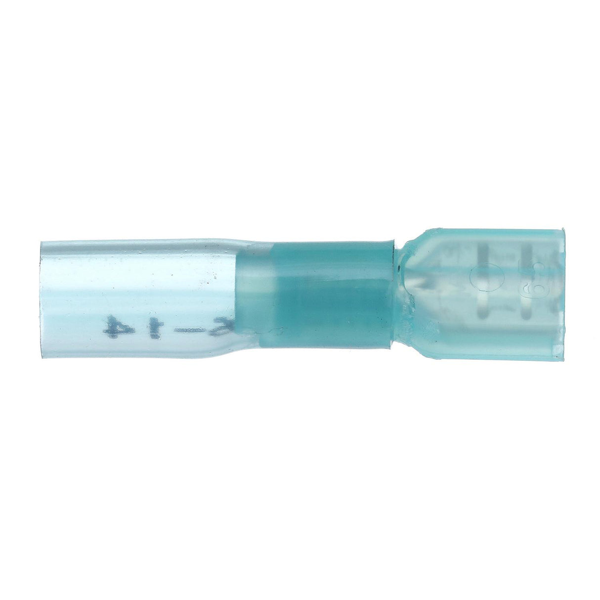 Seachoice 60291 Heat Shrink Insulated Disconnect, Marine Grade Heat-Shrinkable Female Disconnect Terminals, Blue, Pack of 25, 16-14 Wire Range - 60291 - official Seachoice product image 4