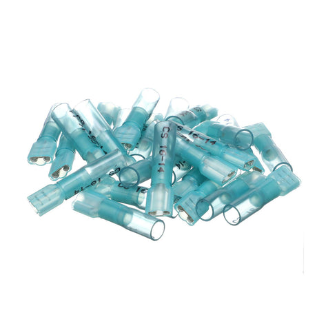 Seachoice 60291 Heat Shrink Insulated Disconnect, Marine Grade Heat-Shrinkable Female Disconnect Terminals, Blue, Pack of 25, 16-14 Wire Range - 60291 - official Seachoice product image 3