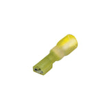 Seachoice Heat Shrink Insulated Disconnect, Marine Grade Heat-Shrinkable Female Disconnect Terminals, Yellow, Pack of 25, 12-10 Wire Range - 60311 - official Seachoice product image 6