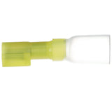 Seachoice Heat Shrink Insulated Disconnect, Marine Grade Heat-Shrinkable Male Disconnect Terminals, Yellow, Pack of 25, 12-10 Wire Range - 60321 - official Seachoice product image 5