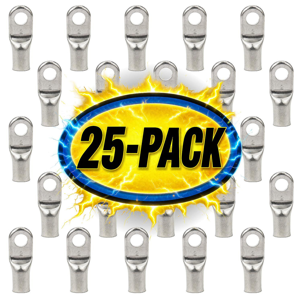 Seachoice Tinned Battery Lug, #2 25/Pack - 60561 - official Seachoice product image 7