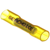 Seachoice Heat Shrink Butt Connector, Marine Grade Heat-Shrinkable Butt Splices, Yellow, Pack of 100, 12-10 Wire Range - 61171 - official Seachoice product image 2