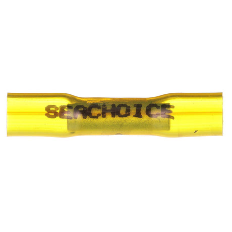 Seachoice Heat Shrink Butt Connector, Marine Grade Heat-Shrinkable Butt Splices, Yellow, Pack of 100, 12-10 Wire Range - 61171 - official Seachoice product image 3