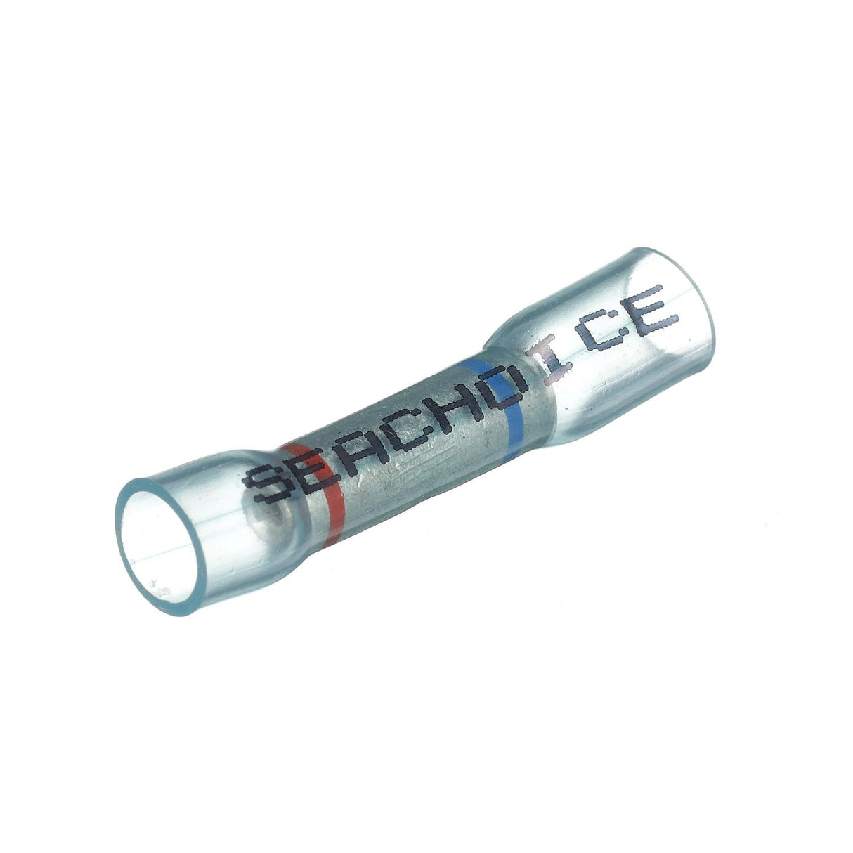 Seachoice Step Down 3-to-1 Heat Shrink Butt Connector, Marine Grade Heat-Shrinkable Butt Splices, Blue, Pack of 10, 22-18 to 16-14 Wire Range - 61401