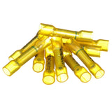 Seachoice Step Down 3-to-1 Heat Shrink Butt Connector, Marine Grade Heat-Shrinkable Butt Splices, Yellow, Pack of 10, 16-14 to 12-10 Wire Range - 61411 - official Seachoice product image 2