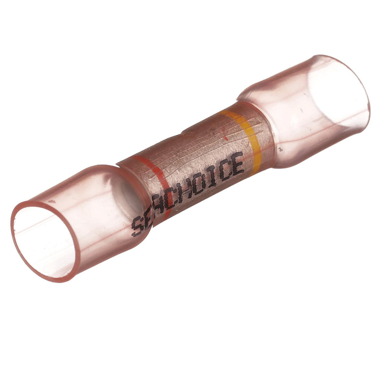 Seachoice Step Down 3-to-1 Heat Shrink Butt Connector, Marine Grade Heat-Shrinkable Butt Splices, Red, Pack of 10, 12-10 to 8 Wire Range - 61421 - official Seachoice product image 4