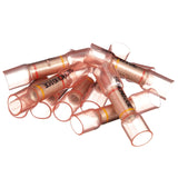 Seachoice Step Down 3-to-1 Heat Shrink Butt Connector, Marine Grade Heat-Shrinkable Butt Splices, Red, Pack of 10, 12-10 to 8 Wire Range - 61421 - official Seachoice product image 2
