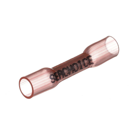 Seachoice 3-to-1 Heat Shrink Butt Connector, Marine Grade Heat-Shrinkable Butt Splices, Red, Pack of 500, 22-18 Wire Range - 50-62771 - official Seachoice product image 5