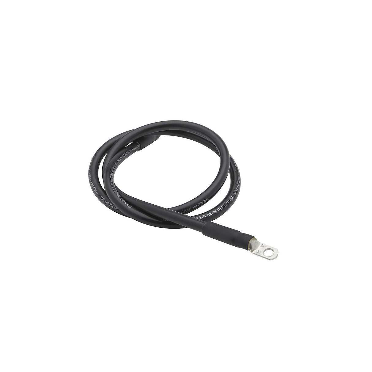 Seachoice 63024 4 AWG Marine Grade Cable, Black, 6 Ft. - 63024
