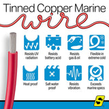 Seachoice 63124 Tinned Copper Marine Wire, 16 AWG, Red, 100' - 16TC-RED-100 - official Seachoice product image 7