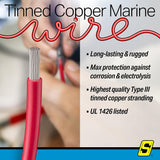 Seachoice 63126 Tinned Copper Marine Wire, 16 AWG, Red, 250' - 16TC-RED-250 - official Seachoice product image 6