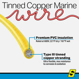 Seachoice 63127 Tinned Copper Marine Wire, 16 AWG, Yellow, 100' - 16TC-YELLOW-100 - official Seachoice product image 8