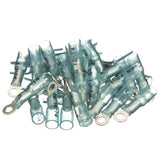 Seachoice 63821 Heat Shrink Ring Terminal, Marine Grade Heat-Shrinkable Ring Terminals, Blue, Pack of 100, Fits #8 Stud, 16-14 Wire Range - 50-63821 - official Seachoice product image 2