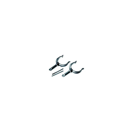 Seachoice Top-Mount Rowlock Horns Set, Chrome-Plated Zinc, Includes 2 Rowlocks w/ Locking Pins - 50-70501 - official Seachoice product image 7