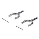 Seachoice Top-Mount Rowlock Horns Set, Chrome-Plated Zinc, Includes 2 Rowlocks w/ Locking Pins - 50-70501 - official Seachoice product image 6