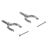 Seachoice Top-Mount Rowlock Horns Set, Chrome-Plated Zinc, Includes 2 Rowlocks w/ Locking Pins - 50-70501 - official Seachoice product image 2