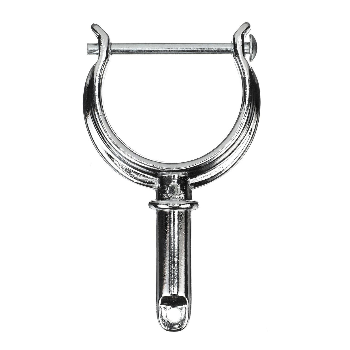 Seachoice Top-Mount Rowlock Horns Set, Chrome-Plated Zinc, Includes 2 Rowlocks w/ Locking Pins - 50-70501 - official Seachoice product image 4