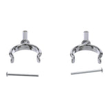Seachoice Top-Mount Rowlock Horns Set, Chrome-Plated Zinc, Includes 2 Rowlocks w/ Locking Pins - 50-70501 - official Seachoice product image 5