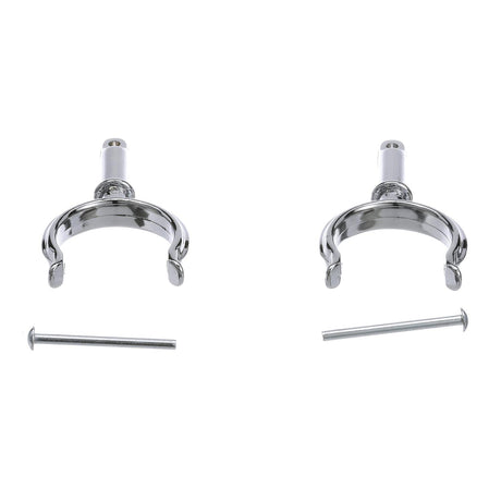 Seachoice Top-Mount Rowlock Horns Set, Chrome-Plated Zinc, Includes 2 Rowlocks w/ Locking Pins - 50-70501 - official Seachoice product image 5