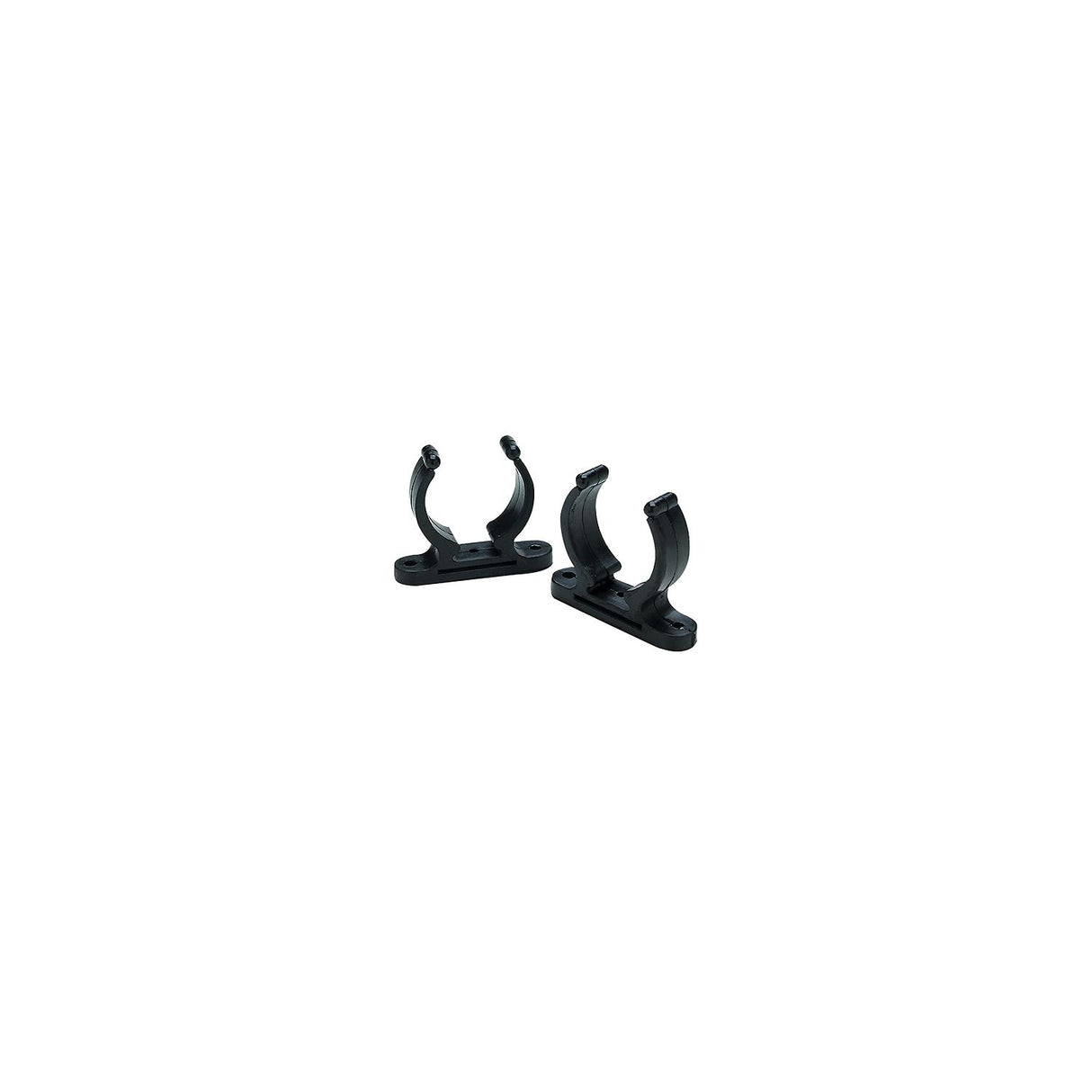 Seachoice Boat Hook Clips, Reinforced Nylon, Black, Pack of 2 - 71001