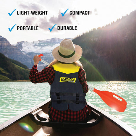 Seachoice Emergency Multi-Purpose Telescoping Boat Hook and Paddle, Orange, 26-72 In. - 71080 - official Seachoice product image 4