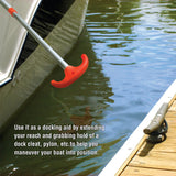Seachoice 71090 Emergency Multi-Purpose Telescoping Boat Hook and Paddle, Orange, 18-31 In. - 71090 - official Seachoice product image 2