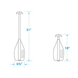 Seachoice 71090 Emergency Multi-Purpose Telescoping Boat Hook and Paddle, Orange, 18-31 In. - 71090 - official Seachoice product image 5