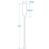 Seachoice 71147 5.5 Ft. Wood Paddle, New Zealand Pine Construction, 19-11/16 In. X 5-7/8 In. Blade, Wide Top Hand Grip, Clear Finish - 71147 - official Seachoice product image 5