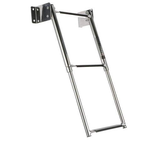 Seachoice Telescoping Transom Mount Ladder, Stainless Steel, 3 Steps, 300 Lb. Capacity - 71221 - official Seachoice product image 8