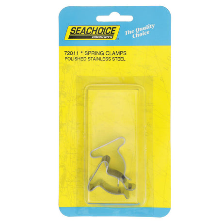 Seachoice Spring Clamps, Pack of 2, Polished Stainless Steel, 5/8-1.25 In. - 50-72011 - official Seachoice product image 4