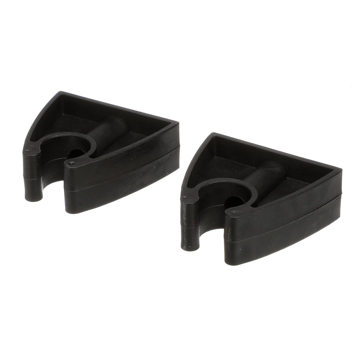 Seachoice 72051 Rubber Organizing Storage Clip, Black, Set of 2, One size - 72051