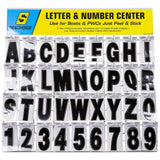 Seachoice 74127 Letter & Number Display, 3" Premium Vinyl, Black - image 2