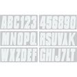 Seachoice 74130 3" Premium Letter & Number Kit, White, Self-Adhesive Vinyl - image 1