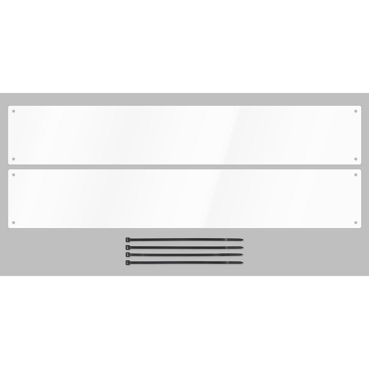 Seachoice 74213 Boat Registration Number Plates, White, 24" x 4", Qty. 2 - image 2