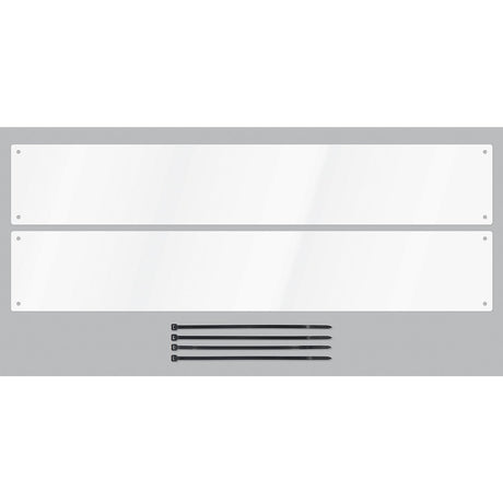 Seachoice 74213 Boat Registration Number Plates, White, 24" x 4", Qty. 2 - image 1