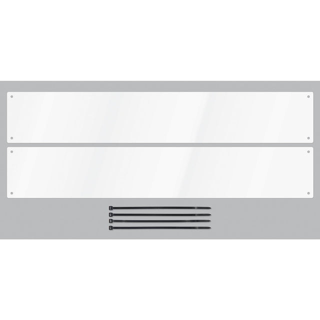 Seachoice 74213 Boat Registration Number Plates, White, 24" x 4", Qty. 2 - image 1