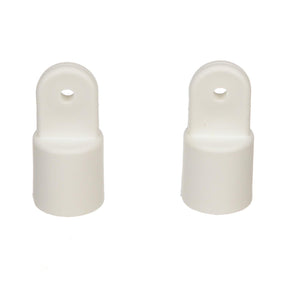 Seachoice Plastic External Eye Ends for Canopy Top, White, 7/8 in. OD, Pack of 2 - 50-76101 - image 1