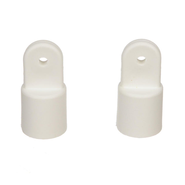 Seachoice Plastic External Eye Ends for Canopy Top, White, 7/8 in. OD, Pack of 2 - 50-76101 - image 1