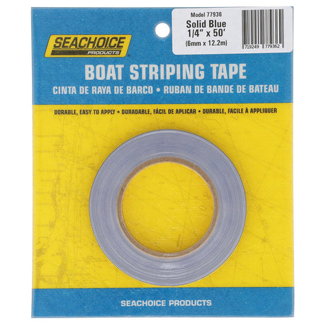 Seachoice Self-Adhesive Boat Striping Tape, 3 Mil Vinyl, 1/4 in. X 50 Ft., Blue - 77936 - official Seachoice product image 3