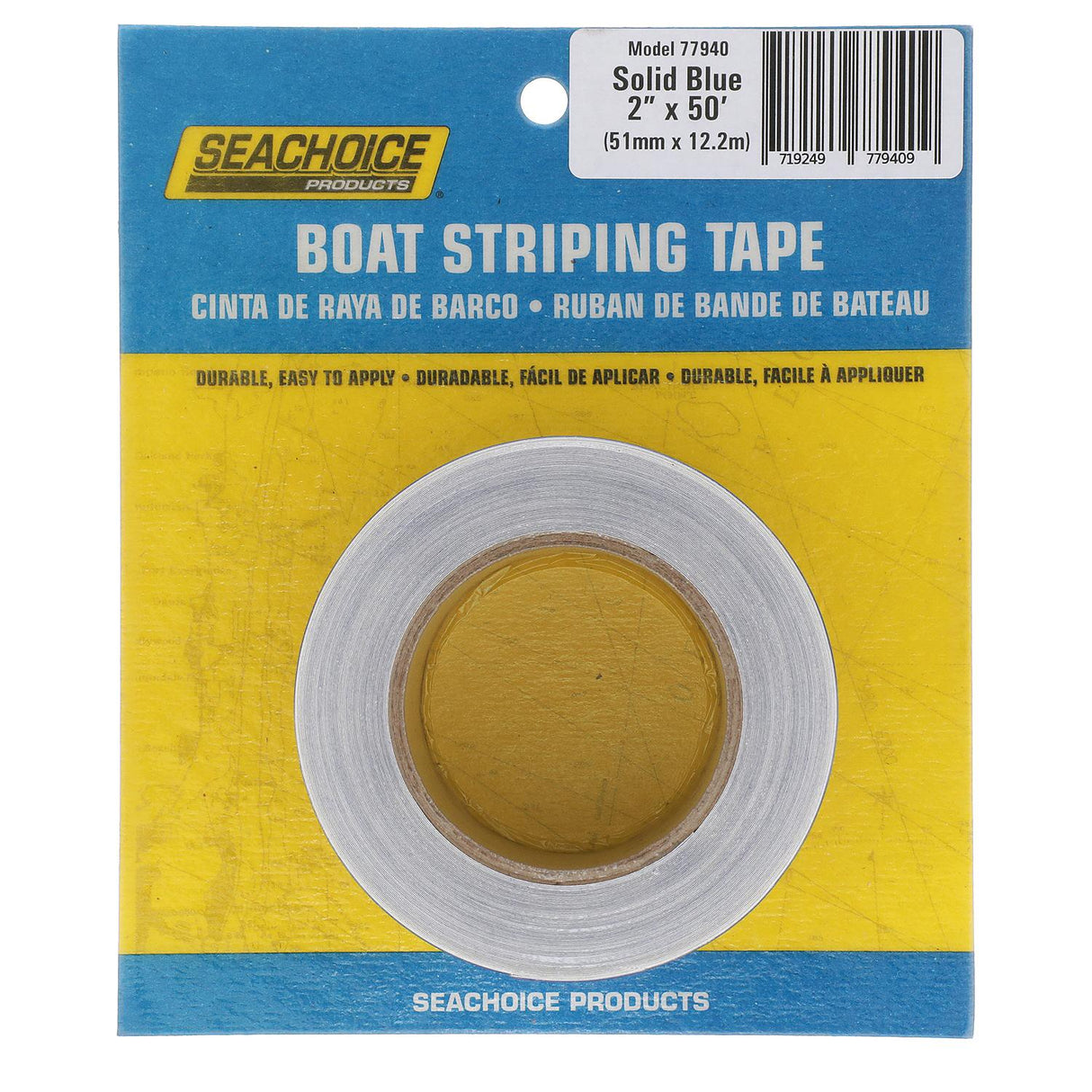 Seachoice Self-Adhesive Boat Striping Tape, 3 Mil Vinyl, 2 in. X 50 Ft., Blue - 77940 - official Seachoice product image 8