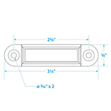 Seachoice 78011 Boat Cover Support Sockets, Chrome Plated Zinc, Set of 2 - 78011 - official Seachoice product image 3