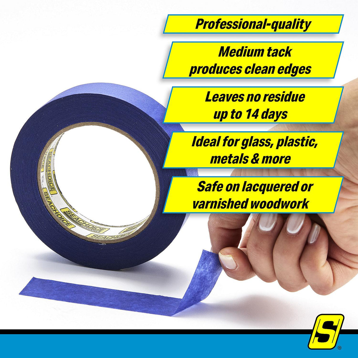 Seachoice 78036 Painter's Tape - 1" x 60 yds., Blue - 78033 - official Seachoice product image 6