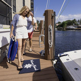Seachoice Welcome Aboard Mat, Navy Blue, 18 In. X 27 In., Boat - 78180 - official Seachoice product image 2