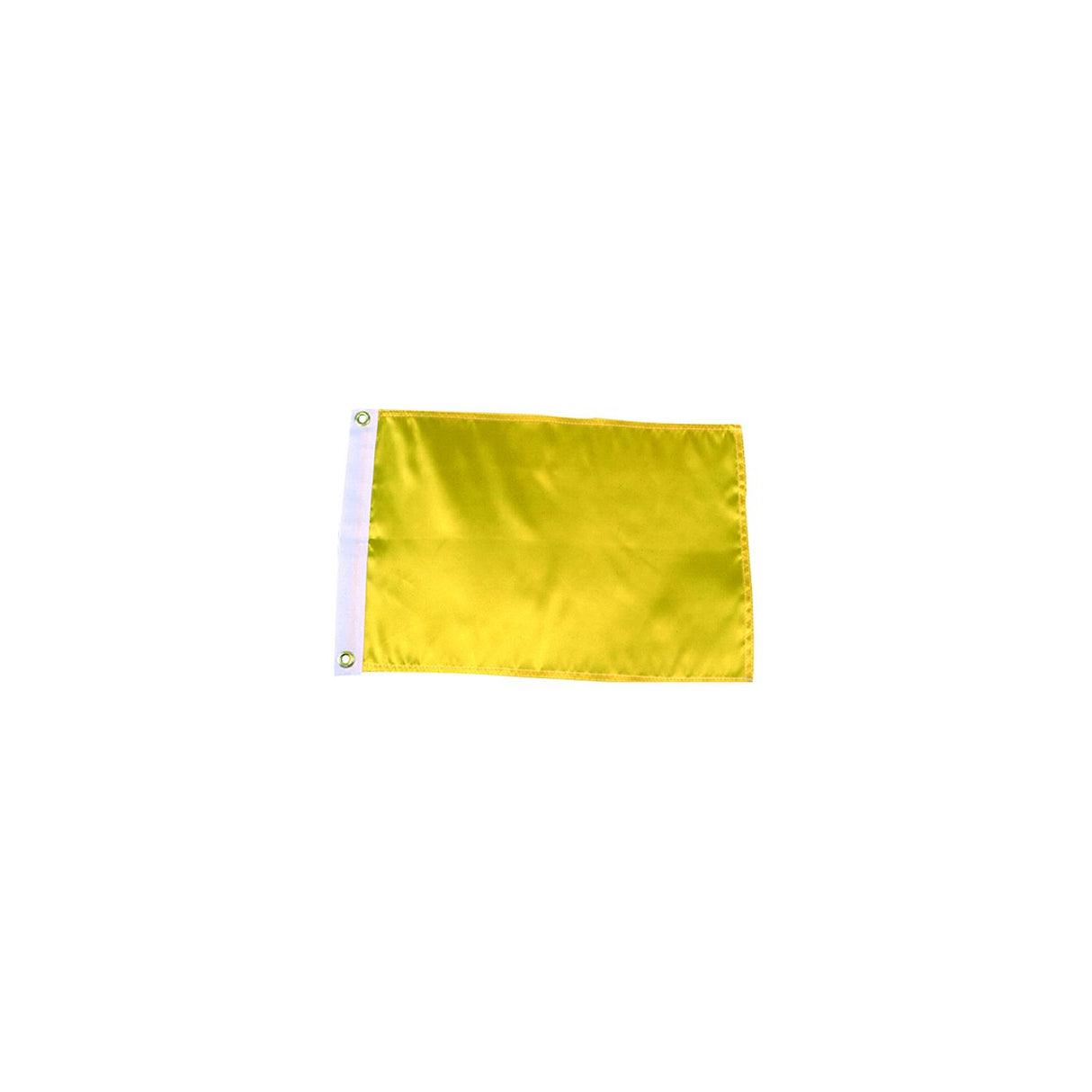 Seachoice 78261 12" x 18" Nylon Print Dyed Solid Yellow Flag - 78261