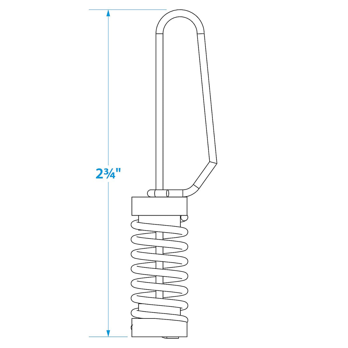 Seachoice Flag Clips, 304 Stainless Steel, For Halyards or Outrigger Lines, Pack of 2 - 78351 - official Seachoice product image 9