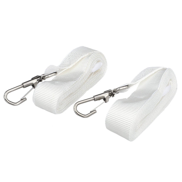 Seachoice 78801 Adjustable Bimini Top Straps w/ Snap Hooks, 96 In., White - image 1