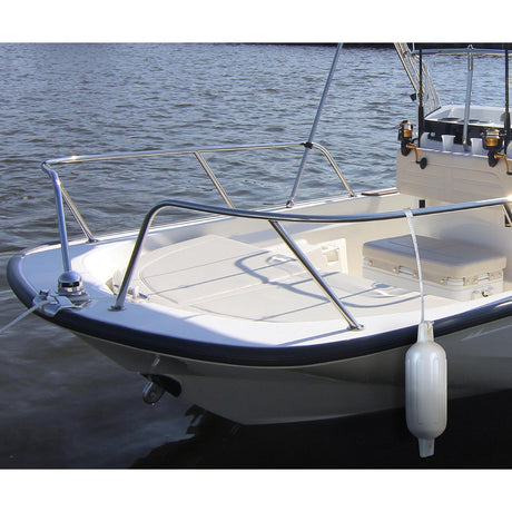 Seachoice Twin Eye Ribbed Boat Fender, White, 6-1/2 in. X 23 in. - DE79231S - official Seachoice product image 4